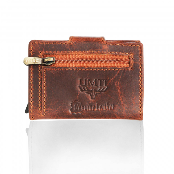 Slim Wallet mit Münzfach & RFID-Schutz 24- (10A) Mini Geldbörse Herren & Damen - Kartenetui Kreditkartenetui - Portmonee Geldbeutel Portemonnaie Neu